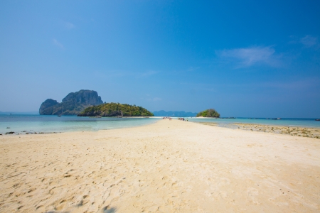 Adventure tourism ontalaywak beach in Krabi, Thailandの写真素材