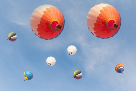 festival balloon adventure in thailandの写真素材