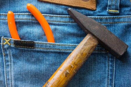 Blue jeans and equipment mechanic