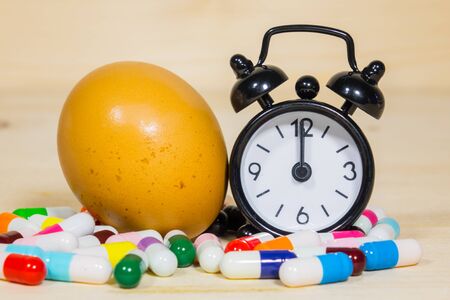 Take medicine on time, doctor prescribedの写真素材