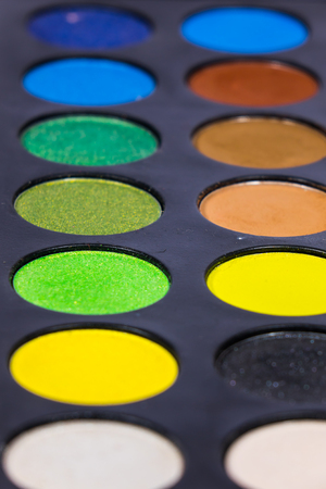 set color of make-up products isolated on white background.の写真素材