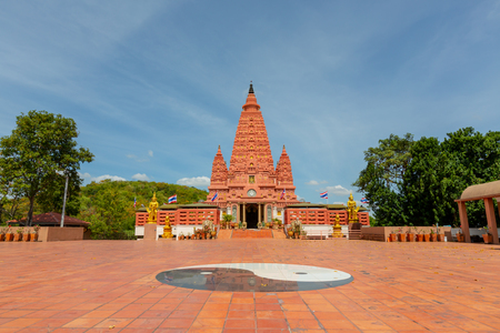 Pagoda in  Wat Pa Siri Wattanavisut, Nakhon Sawan Province, Attractions Ancient culture and religion in Thailandの写真素材