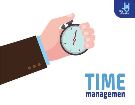 Time management illustration.のイラスト素材
