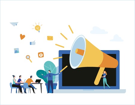 Public relation online training courses banner design