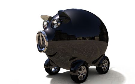 Save money for a carの写真素材