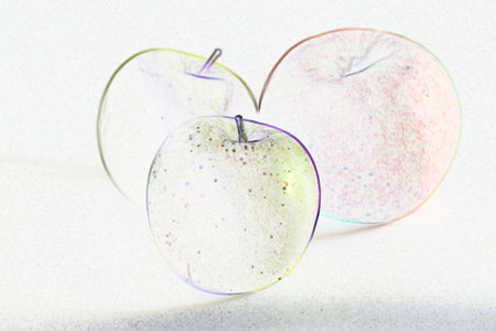 Drawings Graphic images depicting apples