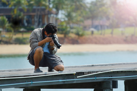 Photographer was shooting a daytime sea.