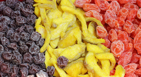 dried fruits mixの写真素材