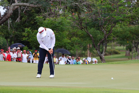 PATTAYA, THAILAND - March 2: Amy Yang of South Korea the winner of Handa LPGA Thailand 2015 at Siam Country Club in Chonburi, Thailand on  March 2, 2015.のeditorial素材
