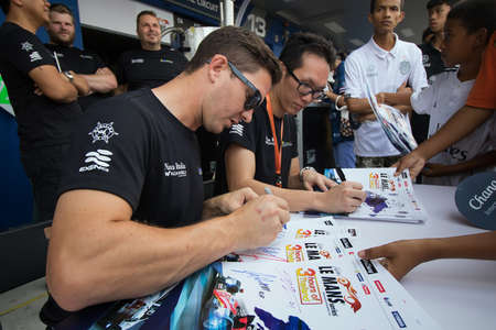 Buriram,Thailand - January 10, 2016: Round 3 of the 2016 Asian Le Mans Series took place at the...