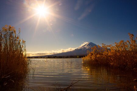 Fujisan in the winterの写真素材