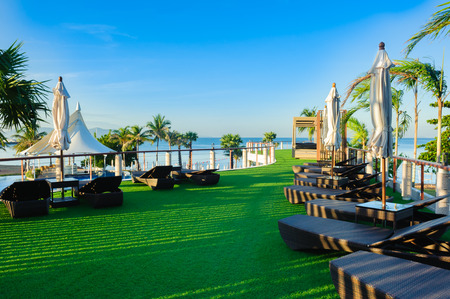 swimming pool near beach,Pattya Thailandのeditorial素材