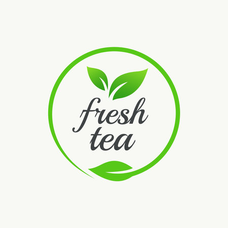 Tea Logo Design Vector Template Nature Herbalのイラスト素材
