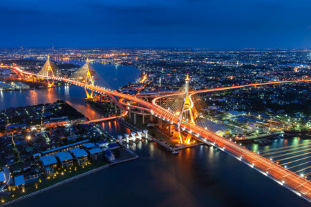 Chaopraya river ,Bangkok Thailandの写真素材