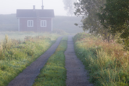 Summer cottage in Finlandのeditorial素材