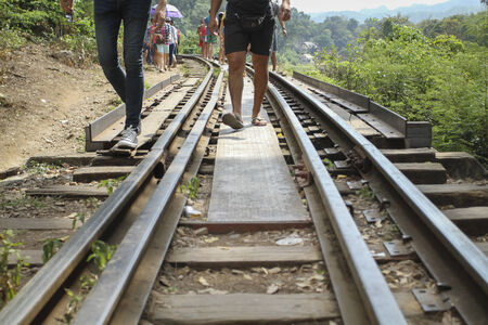 vintage railroadの写真素材