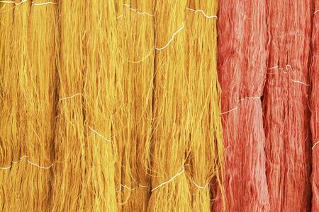 Dye silk and colorful for backgroundの写真素材