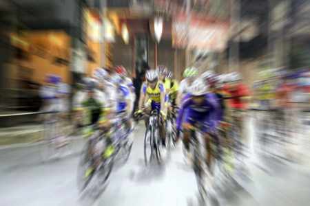 blurry Asian Cycling Championship during the race for background