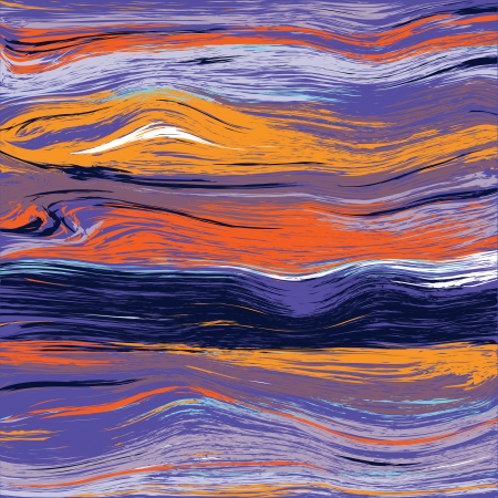 Grunge striped and stained abstract background with colorful dinamic ripplesのイラスト素材