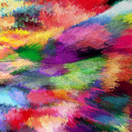Rainbow grunge stained blurred dynamic abstract backgroundの写真素材