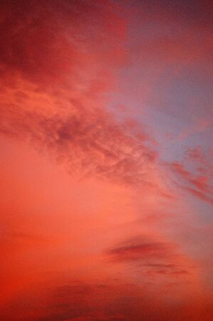 Reddish sunset
