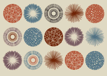 Abstract Ornamental Round Geometric Pattern Vector