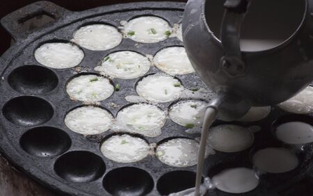 Kanom Krok  , Dessert Thai sweetの写真素材