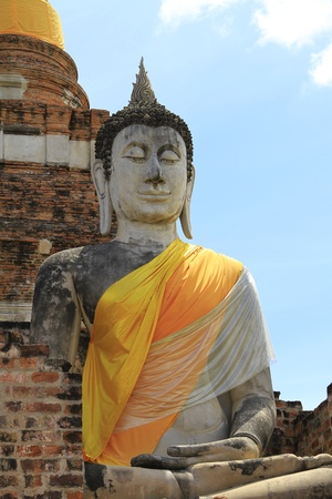 old  Buddha  statueの写真素材