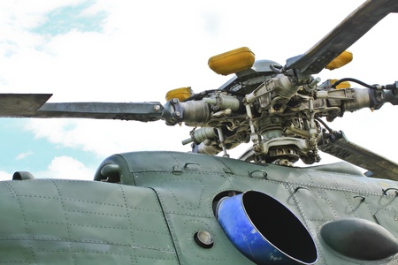 Turbine of airplane, close upの写真素材