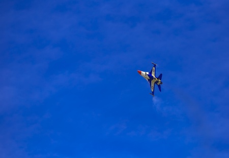 BANGKOK   THAILAND - MARCH 23 2013  The celebration of 100 years  Thailand royal Air Force   In this day have Air show from Thailand pilot and  BREITLING JET TEAM  from Switzerland 23 Mar 2013 のeditorial素材