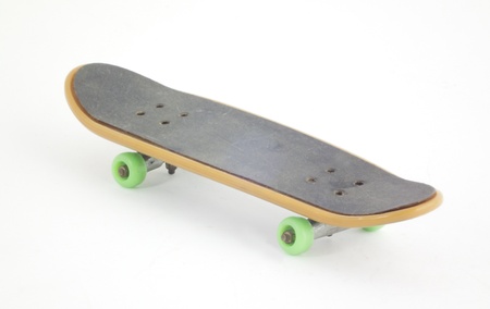 skateboard isolated on whiteの写真素材