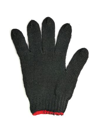 knitted glove isolated on white Background niceの写真素材