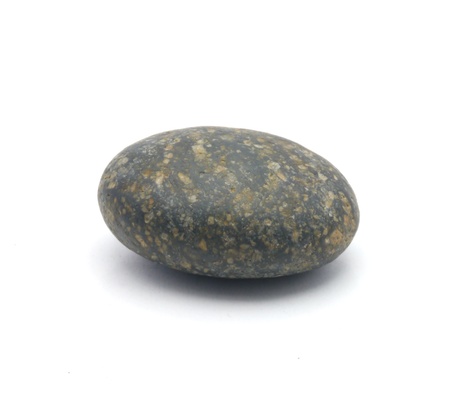 Round stone isolated on white background niceの写真素材