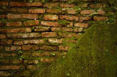 Old brick wallの写真素材