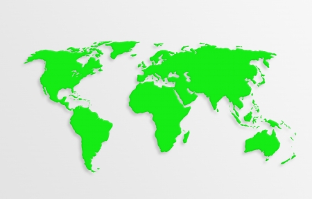 world map greenの写真素材