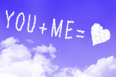 Cloud loveの写真素材