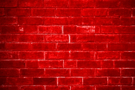  red brick wall getting older from the bottomの写真素材