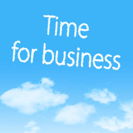 cloud icon with design on blue sky backgroundの写真素材