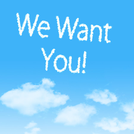 cloud icon with design on blue sky backgroundの写真素材