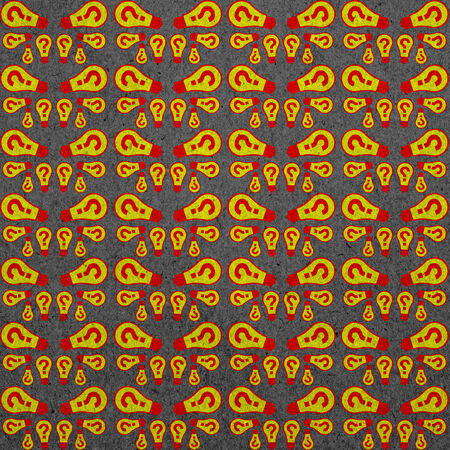lamp pattern on paper backgroundの写真素材