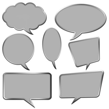  Speech Bubbles Setの写真素材