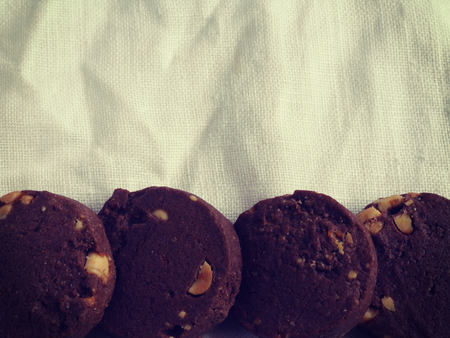  cookies old retro vintage styleの写真素材