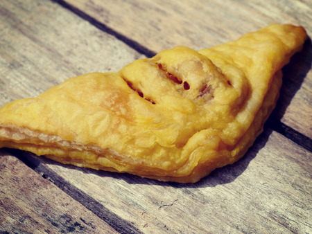 pineapple pie old vintage retro styleの写真素材