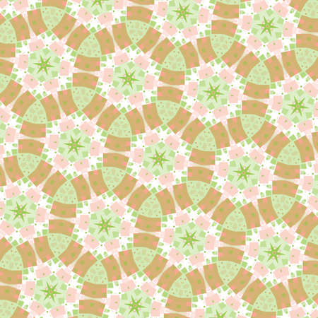 pattern illustration of abstract flowers