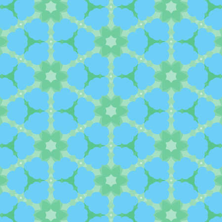 pattern illustration of abstract flowers
