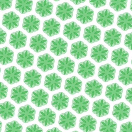 pattern illustration of abstract flowers