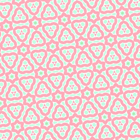pattern illustration of abstract flowers
