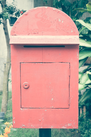 Mailboxes with filter effect retro vintage sty