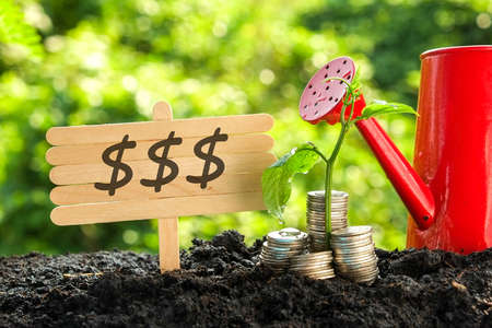 save money for investment conceptの写真素材