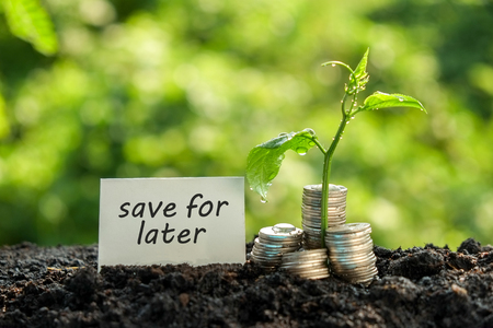 save money for investment conceptの写真素材